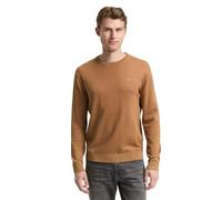 TOM TAILOR 1039810 Pull-Over, 39098-Mid Brown Melange, L Homme