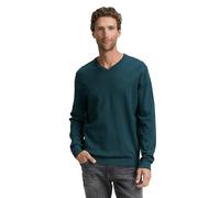 TOM TAILOR 1039811 Pull-Over Homme, 21545 - Sapphire Green Melange, L