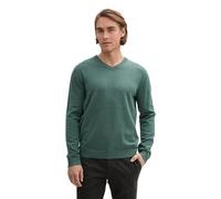 Tom Tailor 1039811 Pull-Over Homme, 30358 - Green Dust Melange, 3XL