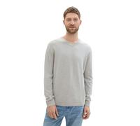 TOM TAILOR 1039811 Pull-Over Homme, 36293 - Bright Stone Grey Melange, 3XL