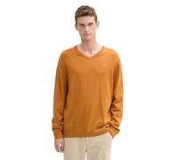 TOM TAILOR 1039811 Pull-Over Homme, 37091 - Peanut Brown Dark Melange, L