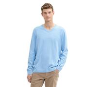 TOM TAILOR 1039811 Pull-Over Homme, 37092 - Bleu Ciel Mélangé Foncé, 3XL