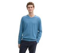TOM TAILOR 1039811 Pull-Over Homme, 37095 - Bleu Océan Mélangé, M