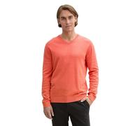 TOM TAILOR 1039811 Pull-Over Homme, 37099 - Corail Red Melange, 3XL