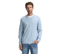 Tom Tailor 1039811 Pull-Over Homme, 38676 - Light Metal Blue Melange, 3XL