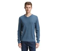 TOM TAILOR 1039811 Pull-Over Homme, 38701 - Real Teal Melange, L