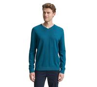 Tom Tailor 1039811 Pull-Over Homme, 38778 - Dark Aqua Melange, L