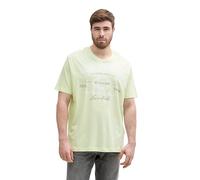 TOM TAILOR 1039944 T-Shirt, 29078-Citron Vert crème, 4XL Hommes