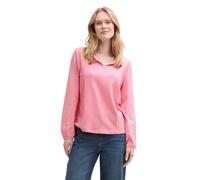 TOM TAILOR 1040546 T-Shirt à Manches Longues, 37474-bright Rose White Thin Stripe, S Femme