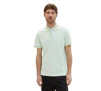 TOM TAILOR 1040822 Polo, 35203-white Mint Twotone, L Homme