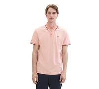 TOM TAILOR 1040822 Polo piqué Basique, 35650-Coral Rose Twotone, XL Hommes