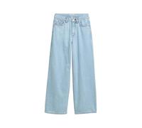 TOM TAILOR 1041068 Jean Large pour Enfant, 10111-Clean Bleached Blue Denim, 158 Fille