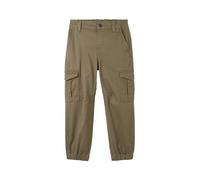 TOM TAILOR 1041071, Pantalon Cargo régulier Garçon, 10415 - Dusty Olive Green,