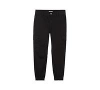 TOM TAILOR 1041071, Pantalon Cargo régulier Garçon, 29999 - Black,