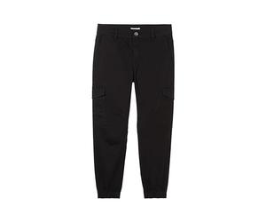 TOM TAILOR 1041071, Pantalon Cargo régulier Garçon, 29999 - Black,