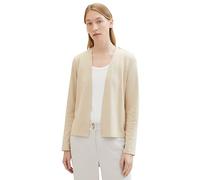 TOM TAILOR 1041290 T-Shirt à Manches Longues, 12047-Sandy Beige Melange, L Femme