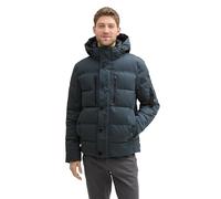 TOM TAILOR 1041323 Veste Tampon avec Capuche Amovible, 27604-Bleu Stormy, 3XL Hommes