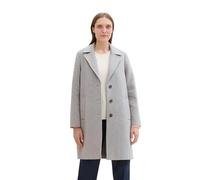 TOM TAILOR 1041493 Manteau, 21373-Medium Silver Grey Melange, XXL Femme