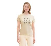 TOM TAILOR 1041569 T-Shirt, 21650-summer Beige, XXL Femme
