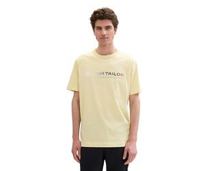 TOM TAILOR 1041855 T-Shirt, 34585-light Yellow, L Homme