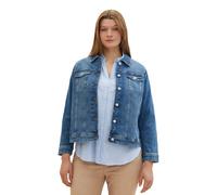 TOM TAILOR 1042191 Blouson en Jean, 10110-Bleu Denim, 56 Femme
