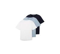 TOM TAILOR 1042374 Lot de 3 t-Shirts Basiques Homme
