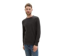 TOM TAILOR 1042453 Pull-Over, 10617-Mélange de Gris Noir, XXL Homme