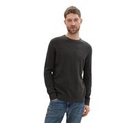 TOM TAILOR 1042453 Pull-Over, 10617-Mélange de Gris Noir, XXL Homme