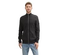 TOM TAILOR 1042455 Cardigan, 10617-Mélange de Gris Noir, L Homme