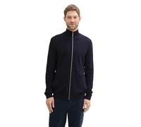 TOM TAILOR 1042455 Cardigan, 13160 - Mélange Bleu Marine tricoté, M Homme