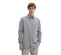TOM TAILOR 1042665 Chemise, 36420-navy White Dobby Vichy, XL Hommes