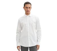 TOM TAILOR 1042668 Chemise, 36039-white Dot Design, M Hommes