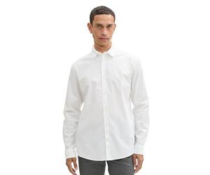 TOM TAILOR 1042668 Chemise, 36039-white Dot Design, M Hommes