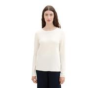 TOM TAILOR 1042952 Pull-Over, 10315-Whisper White, L Femme
