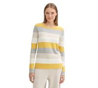 TOM TAILOR 1042952 Pull-Over, 24659-Camel Ottoman Stripe, XXL Femme