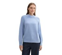 TOM TAILOR 1042957 Pull-Over, 36334-calm Blue Rib Structure, S Femme