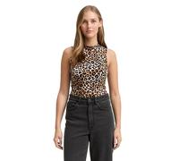 TOM TAILOR 1043074 Haut, 38384-Leo Print, XS Femmes