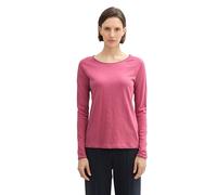 TOM TAILOR 1043134 T-Shirt à Manches Longues, 16348-Velours Rose, XXL Femmes