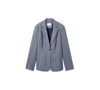 TOM TAILOR 1043186 Blazer, 36232 - Bleu Marine Off White Denim Look, 46 Femmes