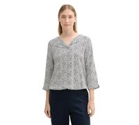 TOM TAILOR 1043212 Blouse, 35891-organic Navy Dot Design, 42 Femmes