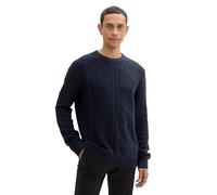 TOM TAILOR 1043343 Pull-Over, 10668 - Sky Captain Blue, L Homme