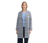 TOM TAILOR 1043673 Manteau, 36217-navy Blue Check, L Femmes