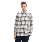 TOM TAILOR 1043799 Chemise, 36641-offwhite Check, 3XL Hommes