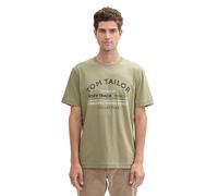 TOM TAILOR 1044031 T-Shirt, 15615-Prairie Grass Green, L Hommes