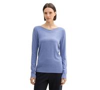 TOM TAILOR 1044106 Pull-Over, 36521-Colony Blue Melange, XL Femme