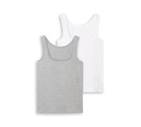 TOM TAILOR 1044789 Haut, 21373-Medium Silver Grey Melange, M Femmes