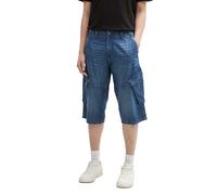 TOM TAILOR 1044977 Bermuda en Jean, 32191-used Dark Stone Blue Denim, 36 Hommes