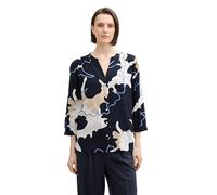 TOM TAILOR 1045237 Blouse, 37124-Design Big Floral Shapes, 38 Femmes