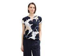 TOM TAILOR 1045238 Blouse, 37124-Design Big Floral Shapes, 40 Femmes