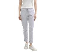 TOM TAILOR 1045421 Pantalon, 37464-navy Irregular Woven Stripe, 40W / 28L Femme